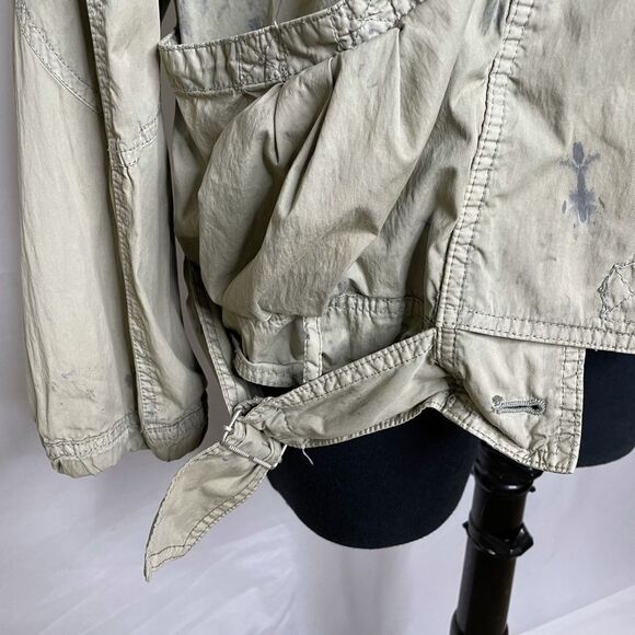 Free People Lightweight Oversized Cotton Military Jacket - Women’s SP - Picture 3 of 10